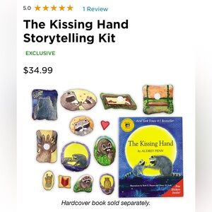 NeW The Kissing Hand Storytelling Kit - Lakeshore Learning - NO BOOK